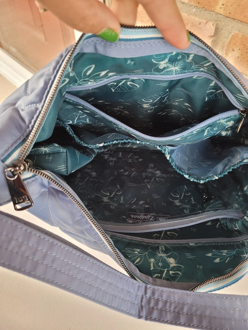 lug Zipliner 2 Convertible Shoulder Hobo Crossbody Bag Backpack